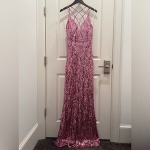 Morgan and Co. sequin gown